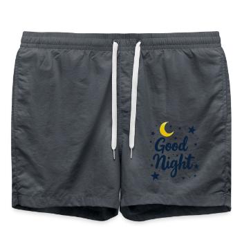Good Night Dreamer Cozy Look - Swim Trunks - anthracite - Front - AI Model Male 185 light (185cm)