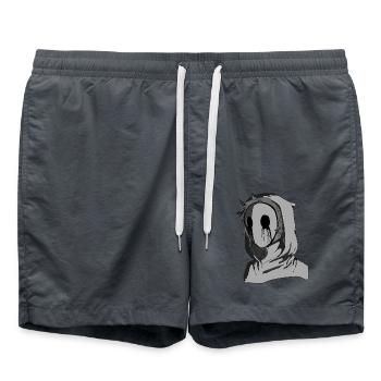 crying mask - Swim Trunks - anthracite - Front - AI Model Male 185 light (185cm)