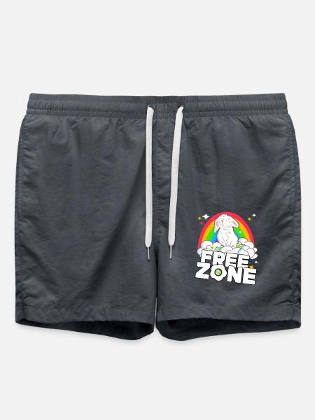 Free Zone Easter - Swim Trunks - anthracite