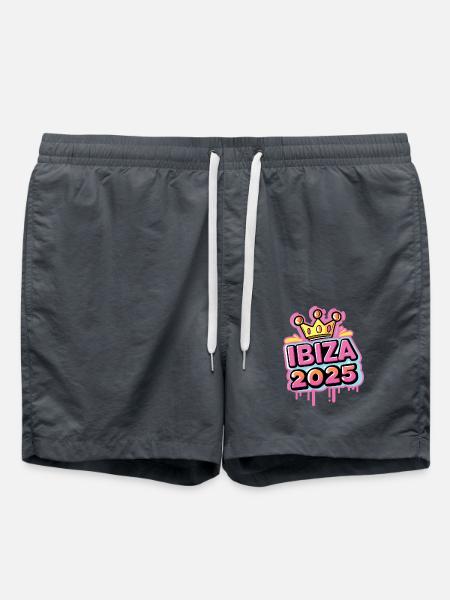 Ibiza 2025 Party - Swim Trunks - anthracite