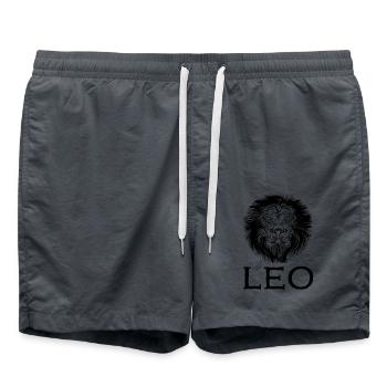 leo1s Artboard 1 - Swim Trunks - anthracite - Front - AI Model Male 185 light (185cm)