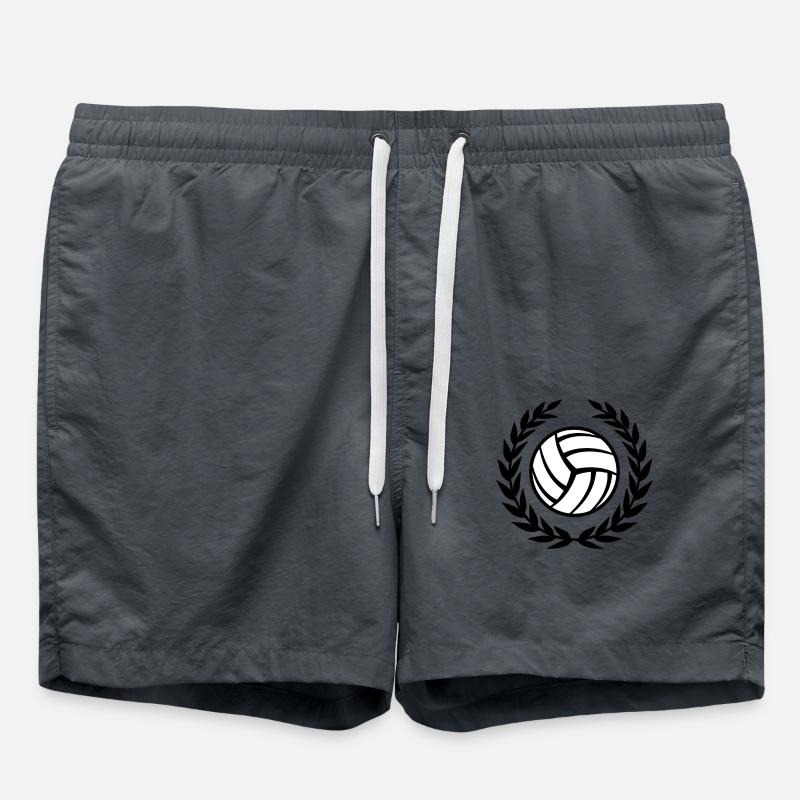 Volley-ball - Short de bain - charbon