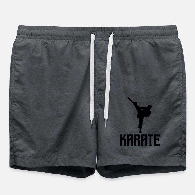 karate - Swim Trunks - anthracite