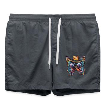 Papillon Drôle Sombrero - Short de bain - charbon - Devant - AI Model Male 185 light (185cm)