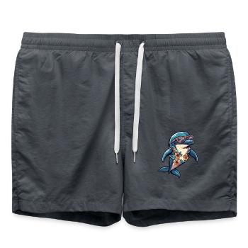 Dauphin Funny Summer - Short de bain - charbon - Devant - AI Model Male 185 light (185cm)