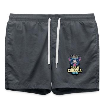 Gran Canaria 2025 Singe - Short de bain - charbon - Devant - AI Model Male 185 light (185cm)