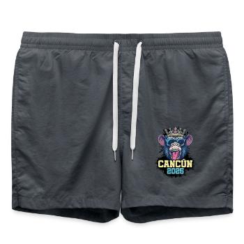 Cancun 2025 Singe - Short de bain - charbon - Devant - AI Model Male 185 light (185cm)