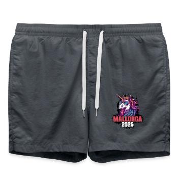Mallorca 2025 Licorne - Short de bain - charbon - Devant - AI Model Male 185 light (185cm)