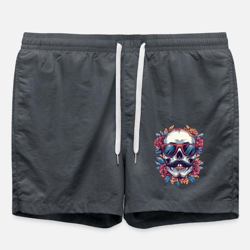 Skeleton Bachelor - Swim Trunks - anthracite