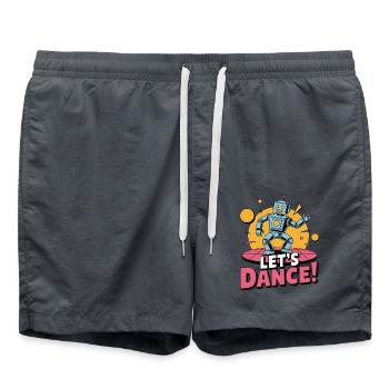 ROBOT, DANSONS - Short de bain - charbon - Devant - AI Model Male 185 light (185cm)