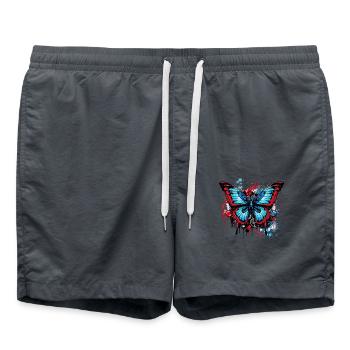 Urban Butterfly - Swim Trunks - anthracite - Front - AI Model Male 185 light (185cm)