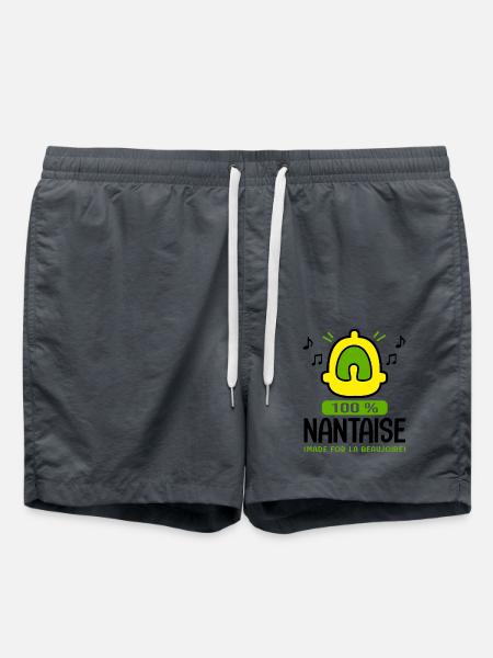supporter Nantes football nantes nantaise Enfant - Short de bain - charbon