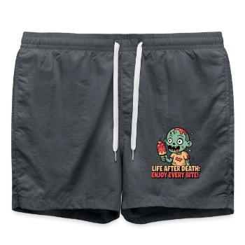ZOMBIES, LIFE AFTER DEATH - Swim Trunks - anthracite - Front - AI Model Male 185 light (185cm)