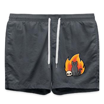 Ronronnement - Short de bain - charbon - Devant - AI Model Male 185 light (185cm)