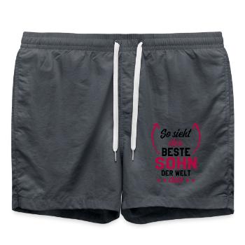 Meilleur fils - Short de bain - charbon - Devant - AI Model Male 185 light (185cm)