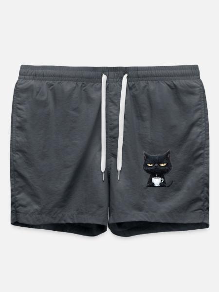 with coffee to personalize - Swim Trunks - anthracite