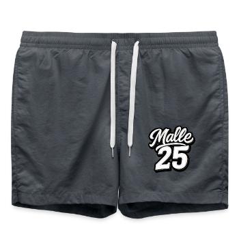 Malle 2025 Jersey Mallorca - Swim Trunks - anthracite - Front - AI Model Male 185 light (185cm)