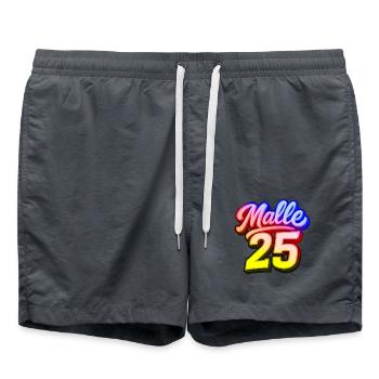 Malle 25 Jersey Mallorca 2025 - Swim Trunks - anthracite - Front - AI Model Male 185 light (185cm)