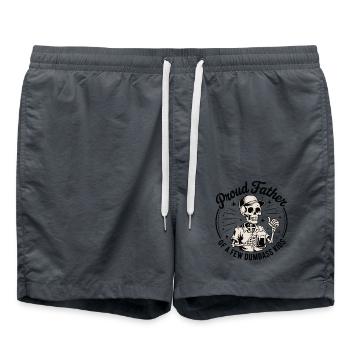 STOLZER VATER - Badeshorts - Anthrazit - Vorne - AI Model Male 185 light (185cm)