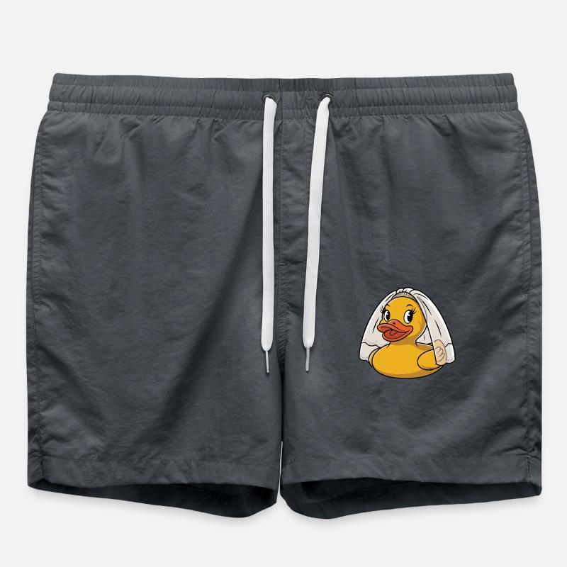 Rubber Duck Bride - Swim Trunks - anthracite