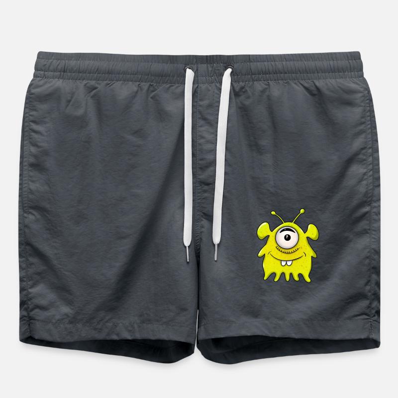 Monsters from outer space - Swim Trunks - anthracite