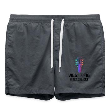 Guitar multi-stringed interested - Swim Trunks - anthracite - Front - AI Model Male 185 light (185cm)