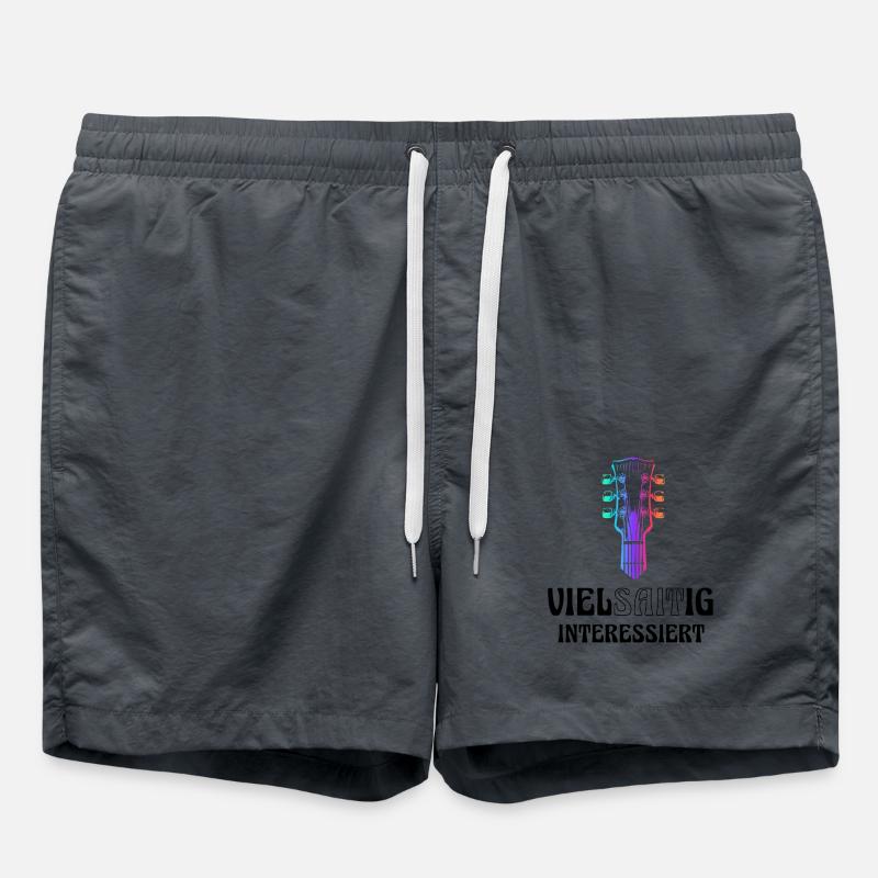 Guitar multi-stringed interested - Swim Trunks - anthracite
