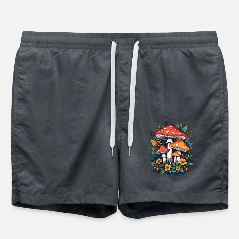 Fly agaric - Swim Trunks - anthracite