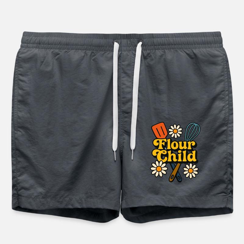 Flour Child Kitchen Vibes - Swim Trunks - anthracite