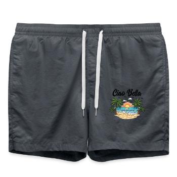 Ciao Bella - Badeshorts - Anthrazit - Vorne - AI Model Male 185 light (185cm)