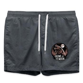HULST DEN MOND AN - Badeshorts - Anthrazit - Vorne - AI Model Male 185 light (185cm)