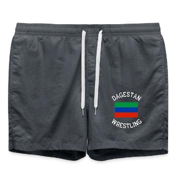 Dagestan Wrestling - Badeshorts - Anthrazit - Vorne - AI Model Male 185 light (185cm)