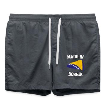 Made in Bosnia - Badeshorts - Anthrazit - Vorne - AI Model Male 185 light (185cm)