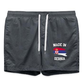 Fabriqué en Serbie - Short de bain - charbon - Devant - AI Model Male 185 light (185cm)