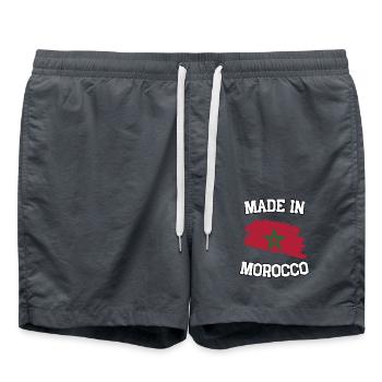 Fabriqué au Maroc - Short de bain - charbon - Devant - AI Model Male 185 light (185cm)
