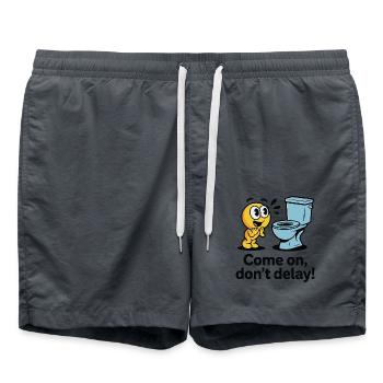 TOILETTES, ALLEZ, NE TARDEZ PAS - Short de bain - charbon - Devant - AI Model Male 185 light (185cm)