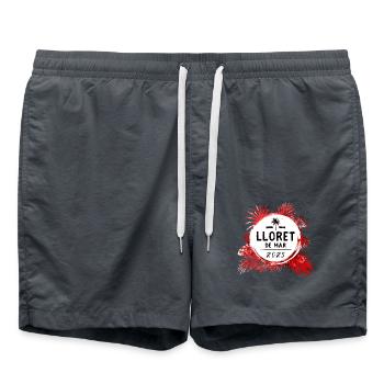 Lloret De Mar 2025 Coloré - Short de bain - charbon - Devant - AI Model Male 185 light (185cm)