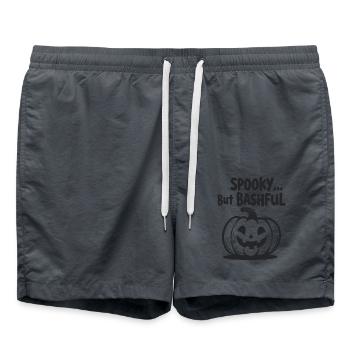 Spooky but Bashful - Swim Trunks - anthracite - Front - AI Model Male 185 light (185cm)