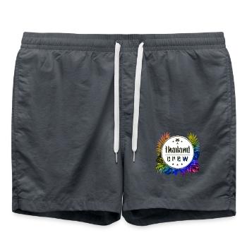 Thailand Crew Bunt - Badeshorts - Anthrazit - Vorne - AI Model Male 185 light (185cm)