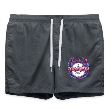 Formentera Crew Colorful - Swim Trunks - anthracite - Front - AI Model Male 185 light (185cm)