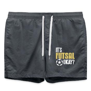 C’est du futsal d’accord Citation sur l’attitude drôle d’un joueur - Short de bain - charbon - Devant - AI Model Male 185 light (185cm)