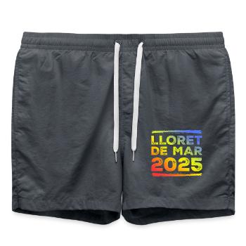 Lloret De Mar 2025 Coloré - Short de bain - charbon - Devant - AI Model Male 185 light (185cm)