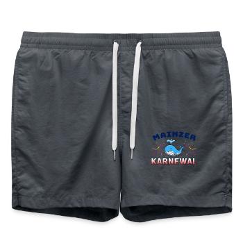 Carnaval de Mainzer KarneWAL Carnaval - Short de bain - charbon - Devant - AI Model Male 185 light (185cm)