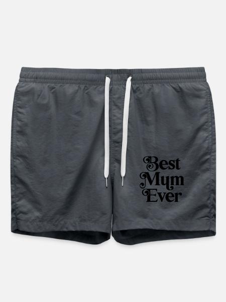 Best Mum Ever - Swim Trunks - anthracite
