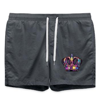 Couronne - Short de bain - charbon - Devant - AI Model Male 185 light (185cm)