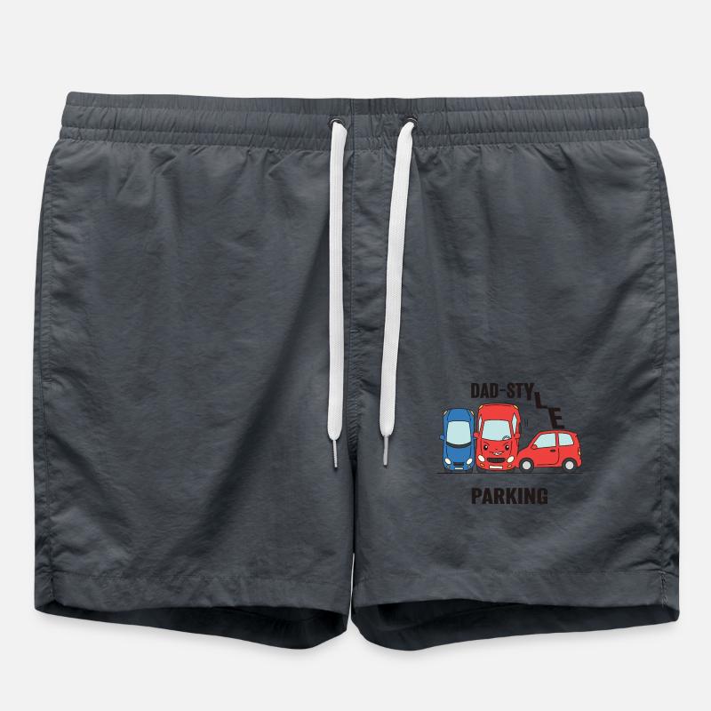 Daddy-style parking - Swim Trunks - anthracite
