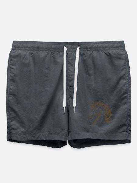 Mystic Unicorn - Badeshorts - Anthrazit