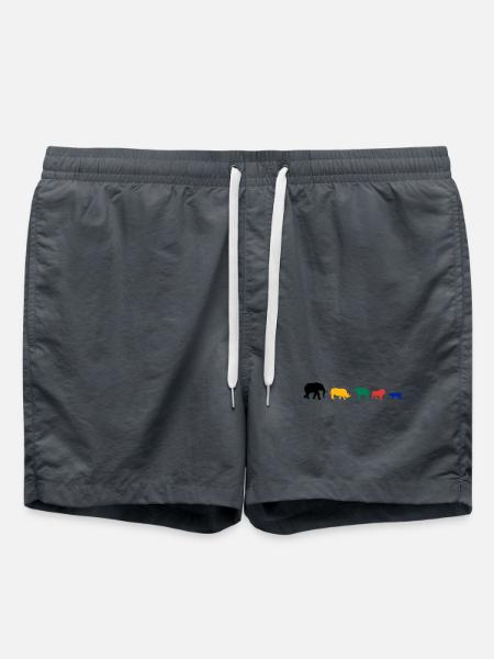 Big Five Afrika Safari - Badeshorts - charcoal