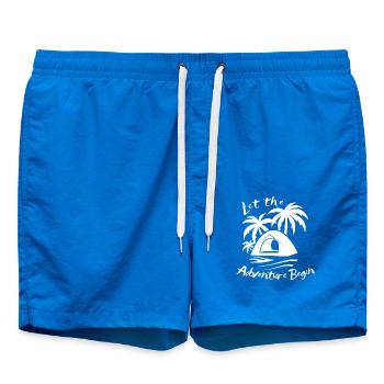 Que l’aventure commence - Camping - Short de bain - cobalt blue - Devant