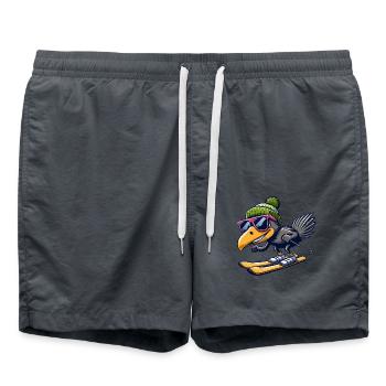 Skiing Emu Winter Sports - Swim Trunks - anthracite - Front - AI Model Male 185 light (185cm)